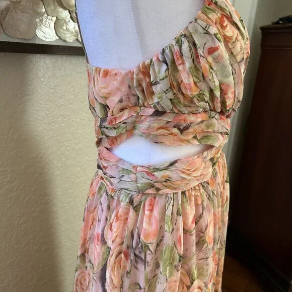 NWOT Anthropologie Fritillaria Floral Maxi Dress - Picture 6 of 9